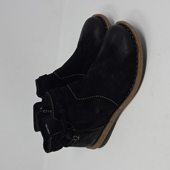 Born Women's Wynter Comfort Booties Black Black Suede Leather  Size 6 - Picture 3 of 6